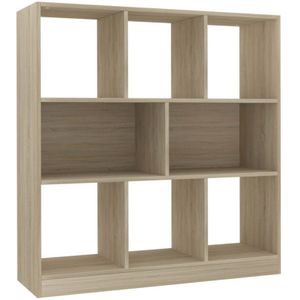 Bücherregal Sonoma-Eiche 97,5x29,5x100 cm Holzwerkstoff Vidaxl