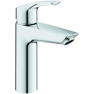 Grohe - Eurosmart 1-Loch-Einhand-Waschtischbatterie, M-Size, Chrom, glatter Körper, Temperaturbegrenzer