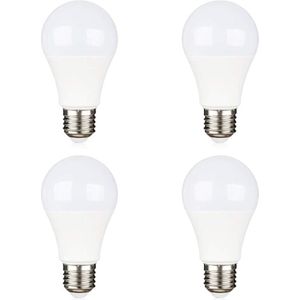 ZVD - 4er-Pack E27 9W LED-Lampen, Kaltweiß 6000K (entspricht 75W Halogen), ac dc 12V 24V