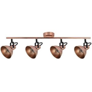 Arabia 4xgu10 Copper 4xgu10 Strip Lamp - Black de Fabrilamp Glühbirnen nicht inbegriffen