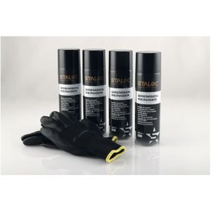 Vasalat - Staloc Bremsenreiniger Spray - Spezialreiniger zur Reinigung und Entfettung, Reinigungsmittel für Bremsen, 500ml - 4 Stück