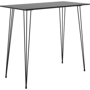 Vidaxl - Bartisch Schwarz 120x60x105 cm