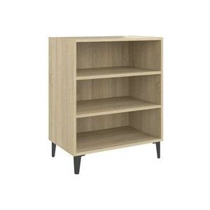 Sideboard Sonoma-Eiche 57x35x70 cm Holzwerkstoff Vidaxl 430999