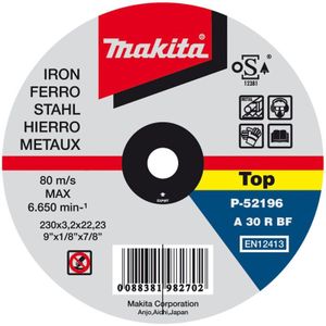 MAKITA P-52196 Lame de coupe en métal 230mm