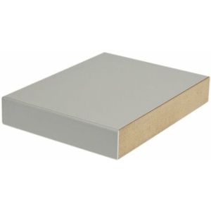 Bedrunka+hirth - Arbeitsplatte workergo Tiefe 600, Eck-Platte abgeschrägt geeignet für Klemmfeststellung, MDF-Platte mit 0,7 mm HPL-Belag,