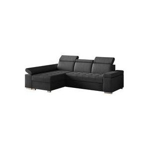 E-meubles - Ecksofa mit Schlaffunktion Eckcouch mit Bettkasten Sofa Couch mit verstellbare Kopfstütze L-Form Polsterecke Schlafsofa Gästebett