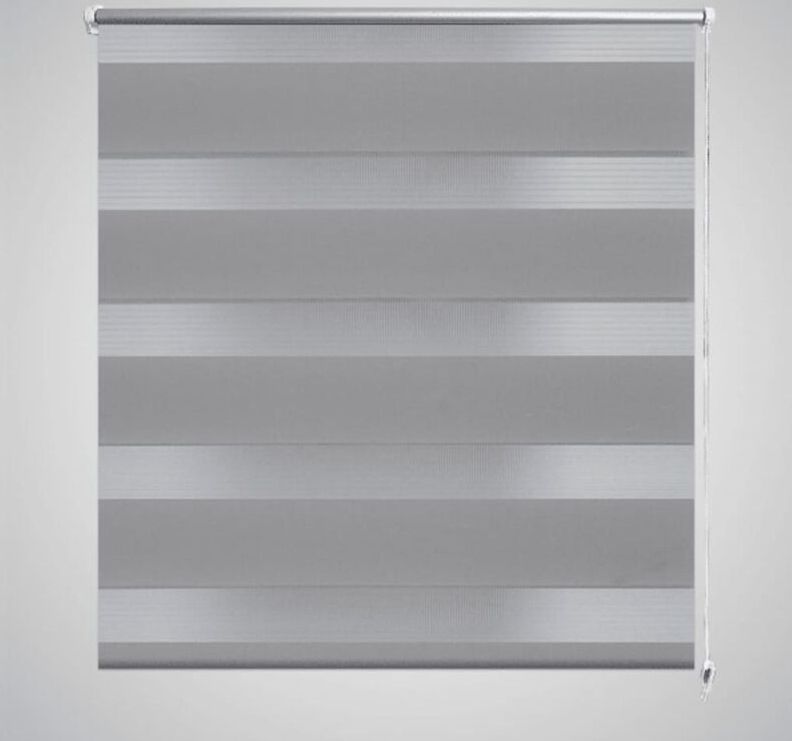 Vidaxl - Doppelrollo Seitenzug Duo Rollo 80 x 175 cm grau 465219