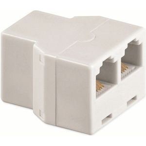 Isdn T-Adapter, 3x RJ11 Buchse, weiß - Goobay