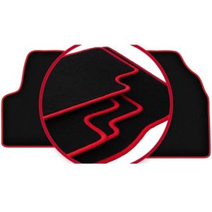 CARLUX-RED Autofußmatten für: Fiat Scudo I Kastenwagen (1994-2006)