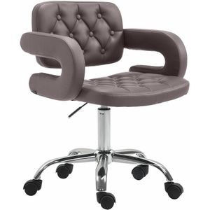 Arbeitshocker Dublin Kunstleder braun