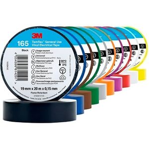 3M - Temflex Isolierband 155 pvc 19mm x 20m 7100184744 Rot