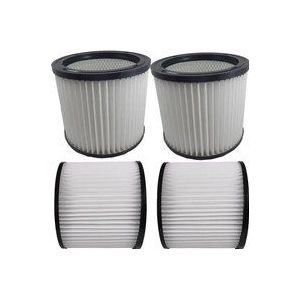 Trade-shop - 2x Rund-Filter Lamellenfilter Patrone für Aqua Vac excell 30 p excell 30 s synchro Gusty 30 / 50 Industrial 30 Industrial 35 Industrial