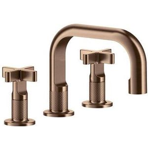 Gessi - Inciso+ 3-Loch-Waschtischarmatur, Auslauf H=59 mm x