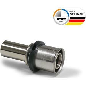 Sanpro - Pressfitting Übergang th Kontur für Kupfer-Fittings, Größe 16x2 - Abgang 15 mm