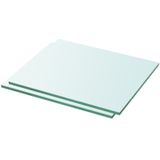 Vidaxl - Regalböden 2 Stk. Glas Transparent 30x20 cm