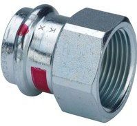 Viega Prestabo Übergangsstück 642198 35 mm x Rp 3/4, Stahl unlegiert, SC-Contur, Mehrkant