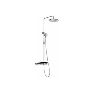 Termo - Brausegarnitur mit Thermostat, Durchmesser 25 cm, 3 Strahlarten, Chrom/schwarz X070162 - Ravak