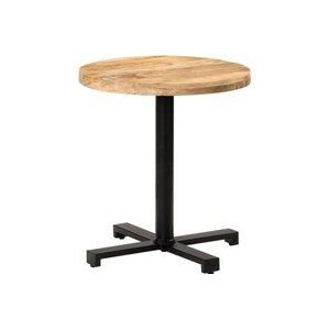 Bistrotisch Rund Ø70x75 cm Raues Mangoholz Vidaxl