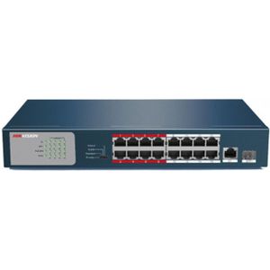 Hikvision - 18-Port poe Ethernet-Switch mit 10/100 Mbps Geschwindigkeit DS-3E0318P-E/M