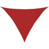 Sonnensegel 160 g/m² Rot 3,5x3,5x4,9 m hdpe Vidaxl