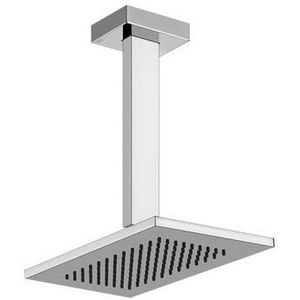 Gessi - Rettangolo Antikalk-Kopfbrause 216x140 mm, mit Gelenk und