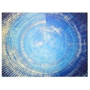 Goldblaues Bluetooth-Druckbild cm80x60x4