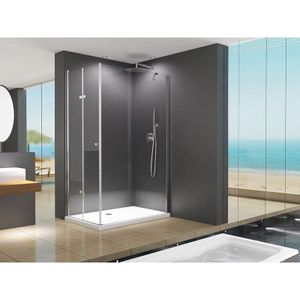 Buylando - Cornelia 100x80x195 cm Eck Duschkabine Klarglas