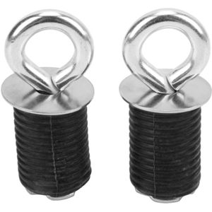 2 Stück Lock Ride Anker Set Ersatz für Polaris Sportsman Langlebiger Lock Ride Tie Down AnchorSchwarz