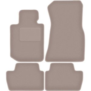 Beige Velours-Fußmatten für: BMW 2 G42 Coupé (2021-2022)
