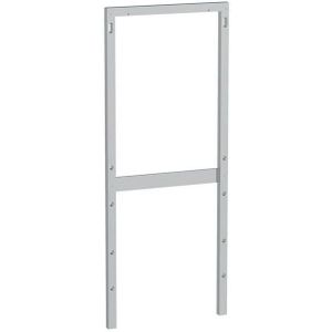 Distanzrahmen 131011001 Wasseranschluss hinten mittig, Aluminium poliert - Geberit