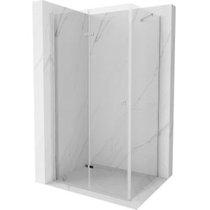 Lima klappbare Duschkabine 70 x 110 cm, Transparent, Chrom - 856-070-110-01-00 - Mexen