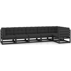 Vidaxl - 6-tlg. Garten-Lounge-Set mit Kissen Kiefer Massivholz