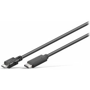 Goobay - usb 2.0 Adapterkabel Micro-B/C, 0,2 m