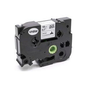 Vhbw - Druckkopf Reinigungskassette kompatibel mit Brother P-Touch D400, D400VP, D450, D450VP, D600 Beschriftungsgerät - 2,5mx18mm