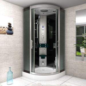 Acquavapore - Duschkabine Komplettdusche Fertigdusche Dusche D46-13M0 90x90 cm ohne 2K Scheiben Versiegelung