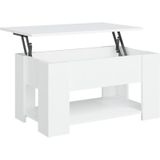 Couchtisch Weiß 79x49x41 cm Holzwerkstoff Vidaxl