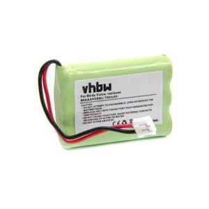 Vhbw - Akku kompatibel mit rca 27920, 2791GE1, 27925, 27907, 27910, 27931, 27935, 27930, 27901 schnurlos Festnetz Telefon (700 mAh, 3,6 v, NiMH)