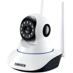 Camview drahtlose motorisierte Innenkamera 2mp 1080p - 3,6mm festes Objektiv - eingebautes Mikrofon und Lautsprecher - 355º Drehung - Nachtsicht