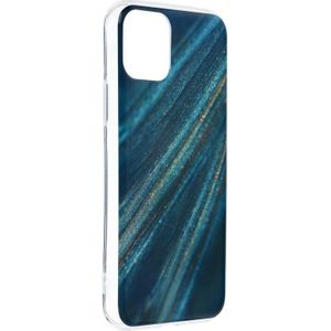 Markenlos - Handy Hülle Schutz Cover Case 'Marble Cosmo' Muster Handyschale Tasche kompatibel mit Samsung Galaxy A12 (A125F) Motiv 10