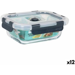 Rechteckige Quttin luftdichte Lunchbox 375 ml (12 Stück)