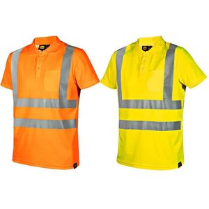 Diadora - Utility mc hv Warnschutz Poloshirt - xl - Orange