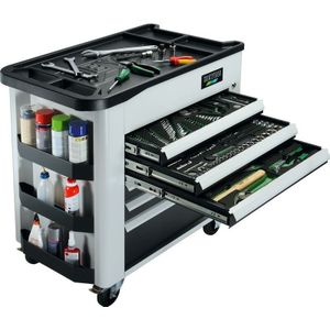 01128000300 Werkzeugsortiment in Werkstattwagen, 3 Module, 190-tlg.