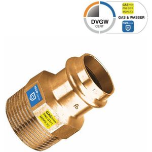 Pressfitting Übergang Außengewinde Übergangsnippel, Größe v 35 - 1 1/4 - Sanpro