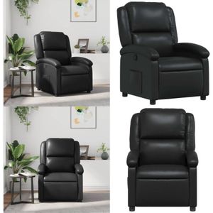 Vidaxl - Relaxsessel Schwarz Kunstleder - Relaxsessel - Fernsehsessel - Lounge Chair - Lederlook - Schwarzes Sofa - Home & Living