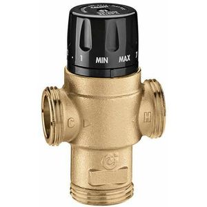 Thermomischer 1'' ag dn 20 Brauchwassermischer thermostatisch 30 bis 65 c° 521901 - Caleffi