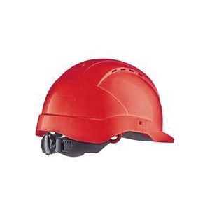 Tector - industrie Schutzhelm Rot, en 397 ® 6-Punkt Textilausstattung