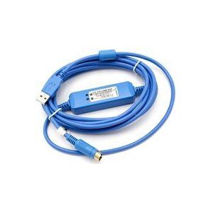 Vhbw - usb Programmierkabel kompatibel mit Mitsubishi melsec FX3U, FX-Serie Funkgerät, blau