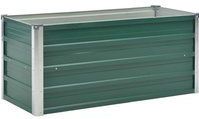 Garten-Hochbeet Verzinkter Stahl 100x40x45 cm Grün Vidaxl