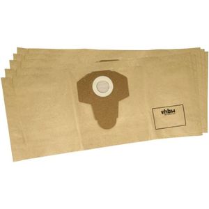 5x Staubbeutel kompatibel mit Parkside pnts 1300, pnts 1300 B2, pnts 1300 A1 Staubsauger - Papier, 58,5cm x 25,4cm braun - Vhbw