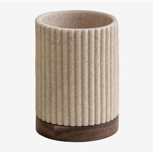 Portacepillos Wassila Beige Nude - Sklum